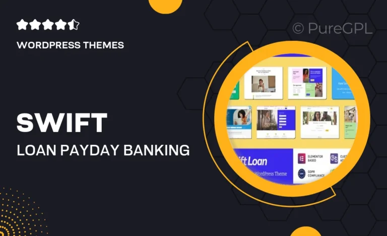 swift loan payday banking finance wordpress theme