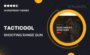Tacticool | Shooting Range & Gun Store WordPress Theme
