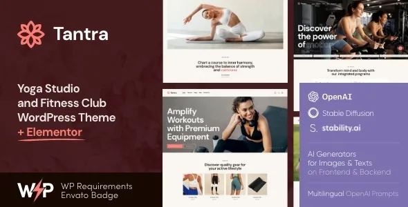 tantra a yoga studio and fitness club wordpress theme 1