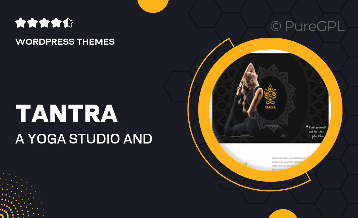 Tantra | A Yoga Studio and Fitness Club WordPress Theme