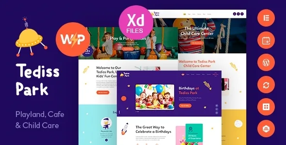 tediss play area child care center wordpress theme 1