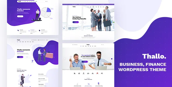 thallo consulting finance wordpress theme 1