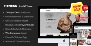 Themeforest | Fitness | Gym WordPress Theme