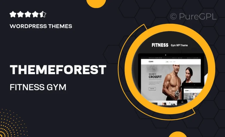 Themeforest | Fitness | Gym WordPress Theme