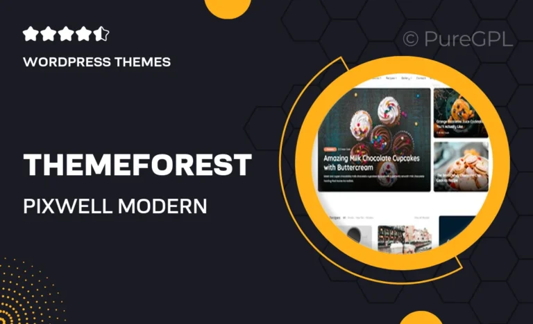 themeforest pixwell modern magazine