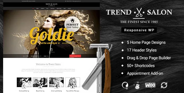 Themeforest | Trend Salon WordPress