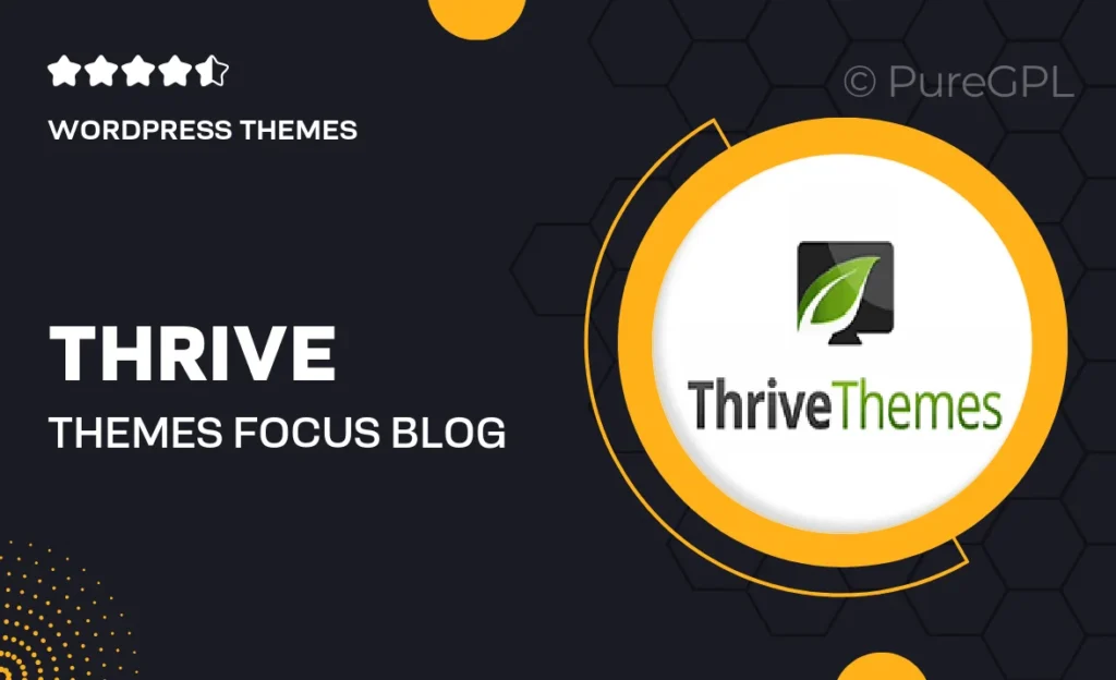 Thrive themes | Focus Blog 1 Thrive themes | Focus Blog