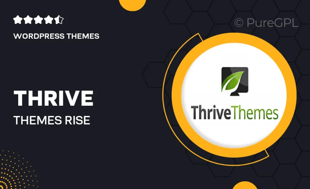 Thrive themes | Rise 4 Thrive themes | Rise