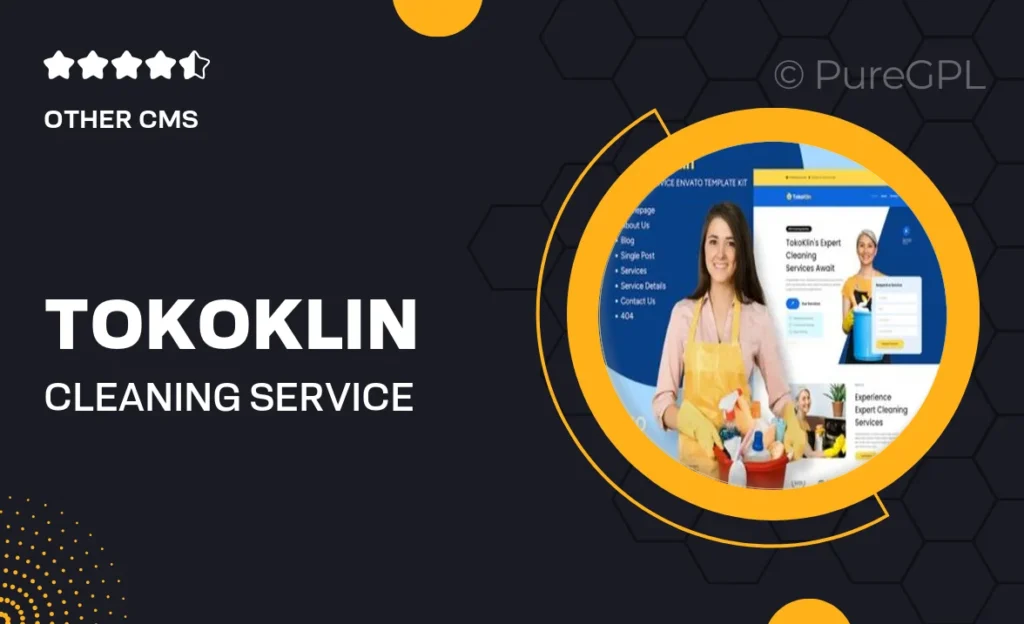 Tokoklin – Cleaning Service Business Elementor Template Kit 14 Tokoklin – Cleaning Service Business Elementor Template Kit