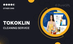 Tokoklin – Cleaning Service Business Elementor Template Kit