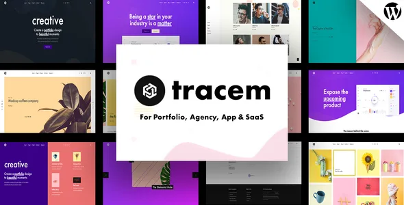 tracem elementor agency portfolio wordpress theme 1