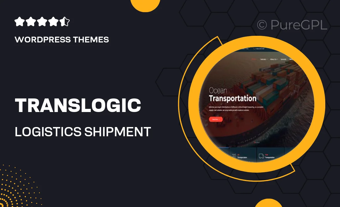 Translogic | Logistics & Shipment Transportation WordPress Theme