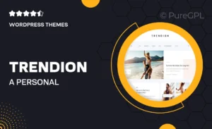 Trendion | A Personal Lifestyle Blog and Magazine WordPress Theme