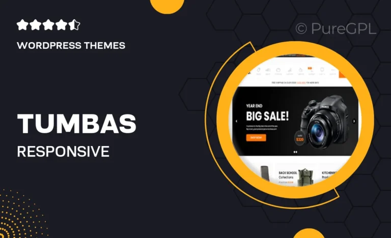 tumbas responsive woocommerce wordpress theme