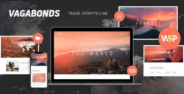 vagabonds personal travel lifestyle blog wordpress theme 1
