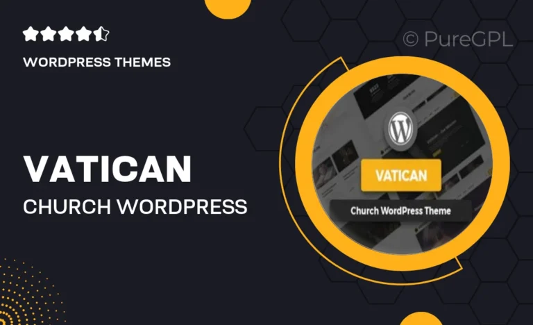 vatican church wordpress theme