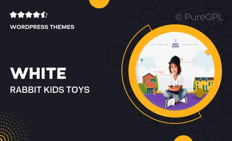 white rabbit kids toys children clothing store