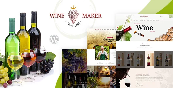 wine maker winery wordpress shop 1