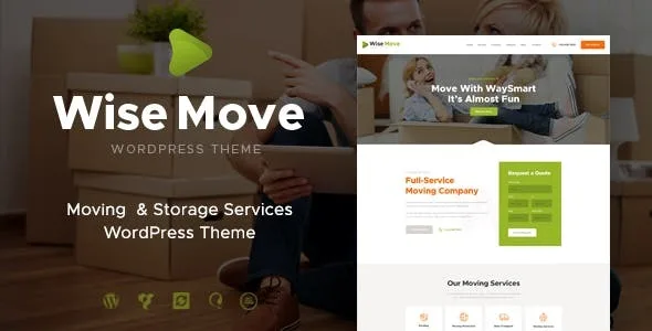 wise move relocation and storage services wordpress theme 1