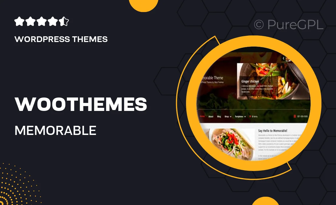 Woothemes | Memorable