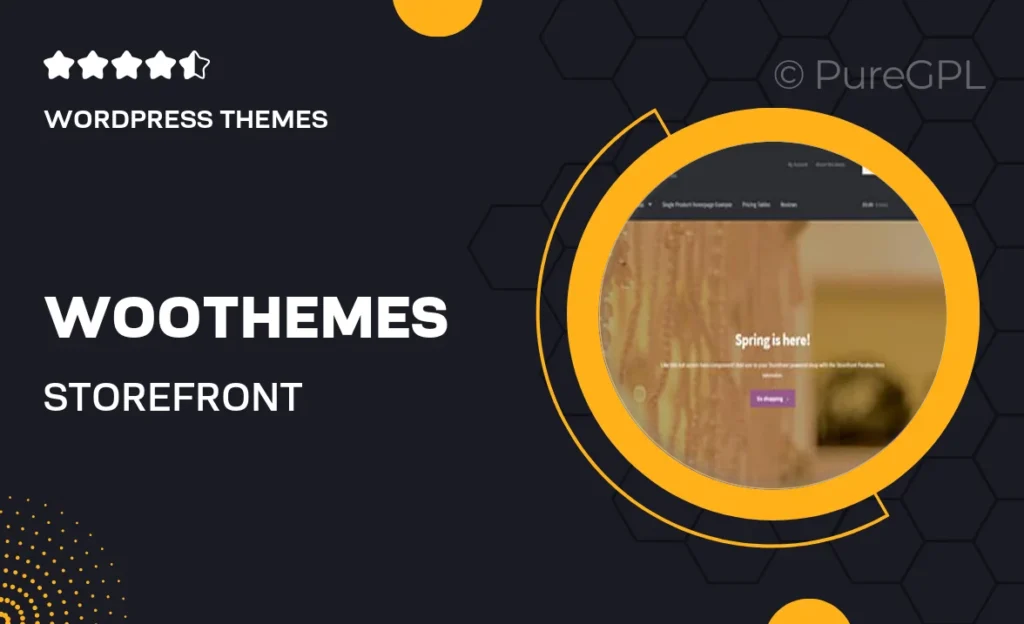 Woothemes | Storefront 1 Woothemes | Storefront