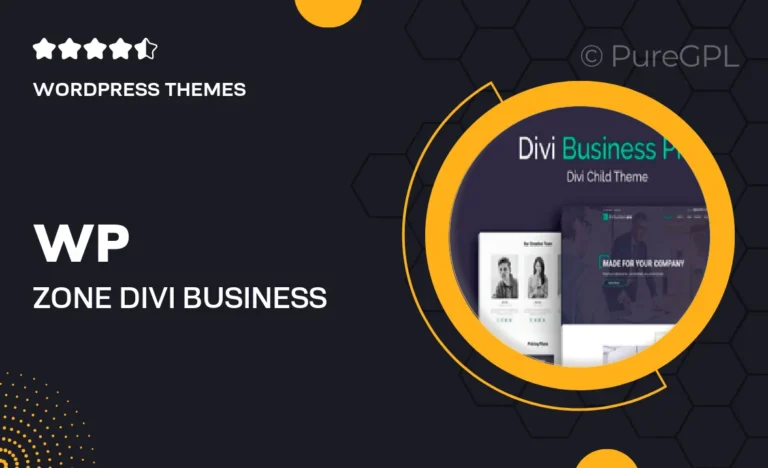 wp zone divi business pro