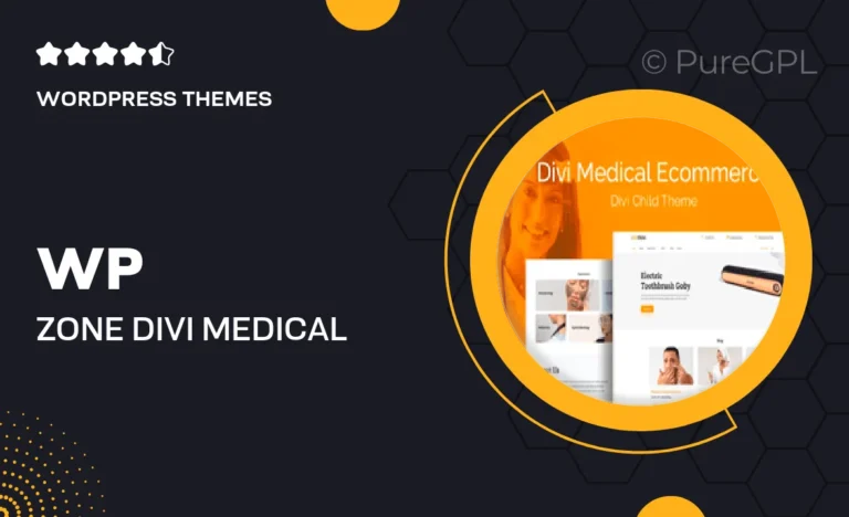 wp zone divi medical ecommerce