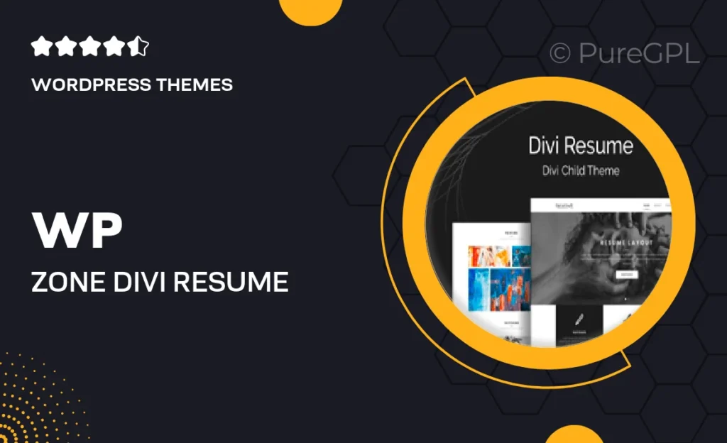 Wp zone | Divi Resume 8 Wp zone | Divi Resume
