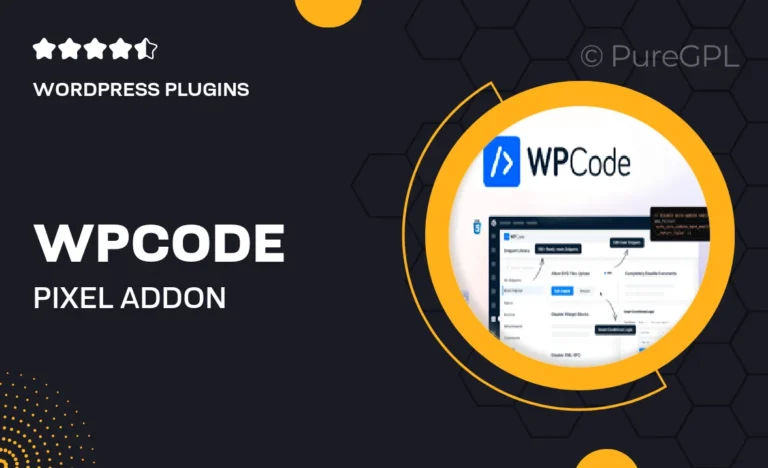 wpcode pixel addon