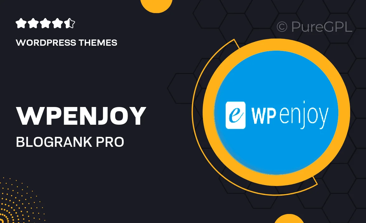 Wpenjoy | BlogRank Pro