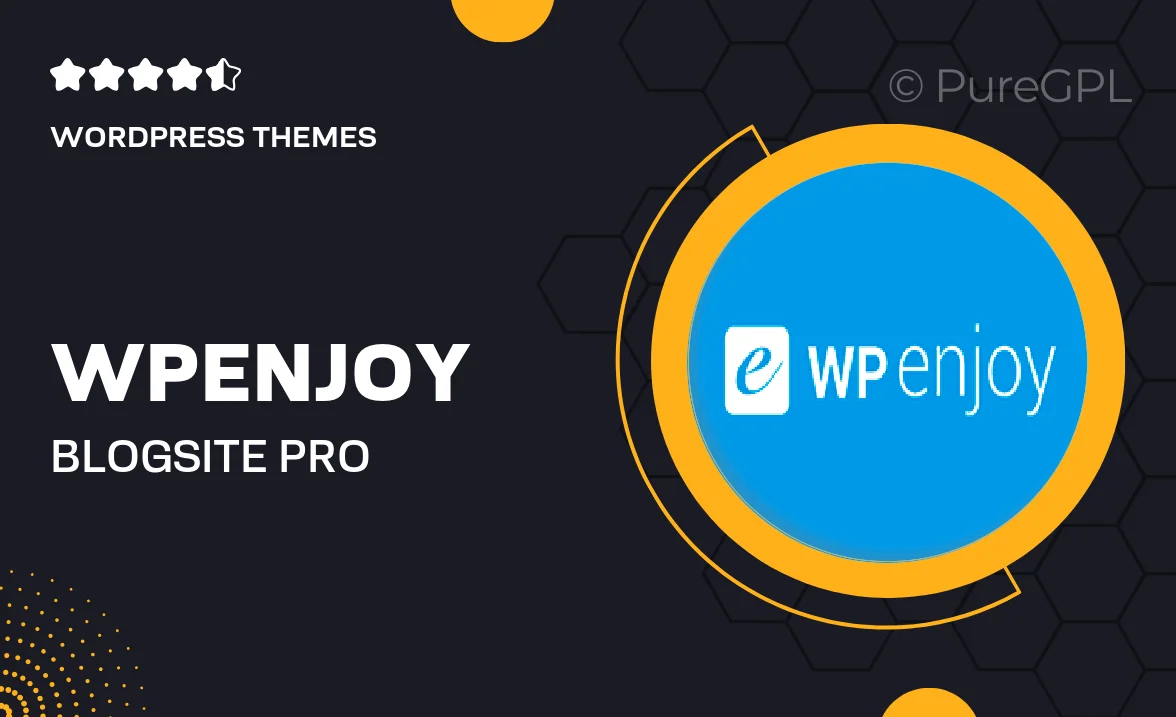 Wpenjoy | BlogSite Pro