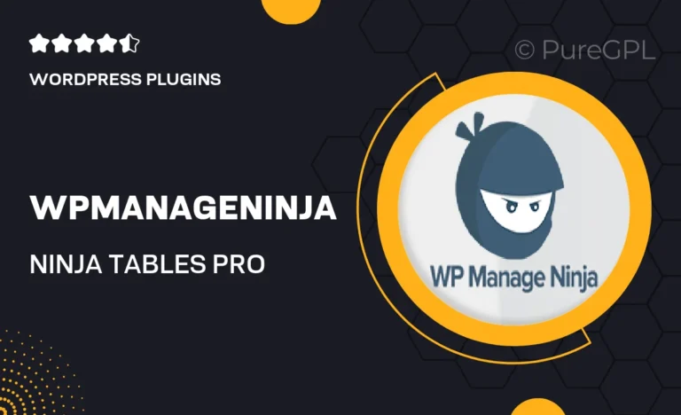 wpmanageninja ninja tables pro