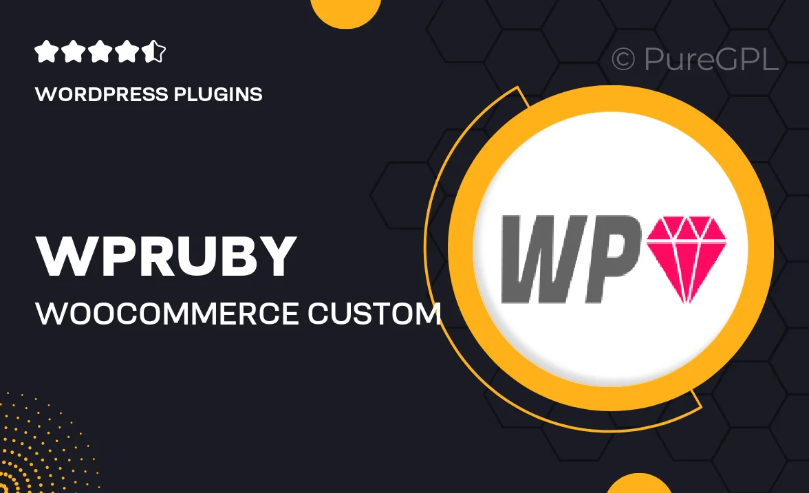 WPRuby | WooCommerce Custom Payment Gateway Pro