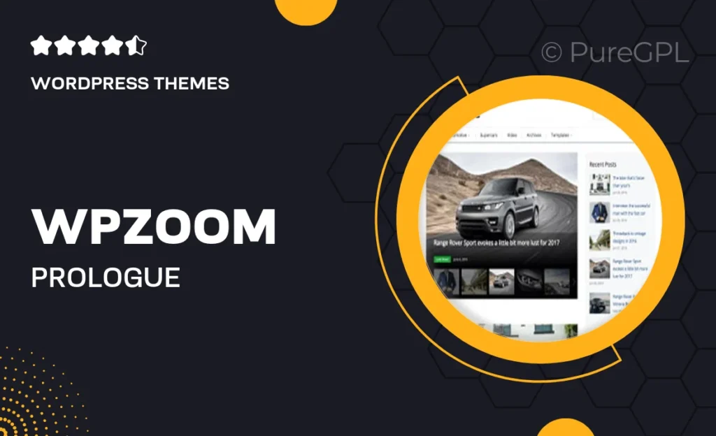 Wpzoom | Prologue