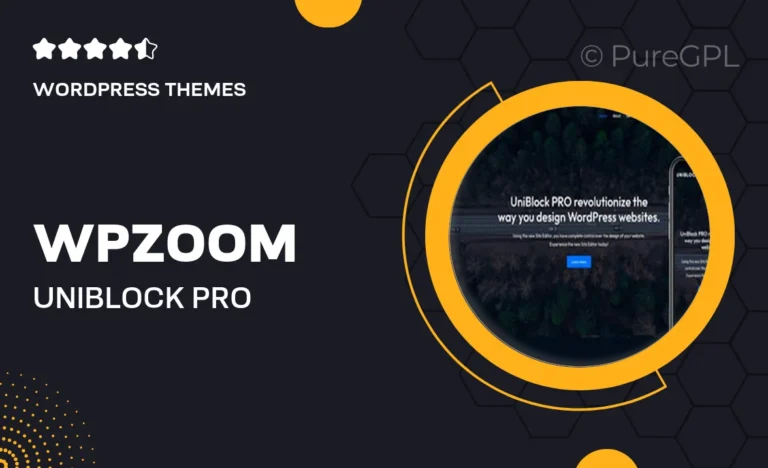 Wpzoom | Uniblock Pro