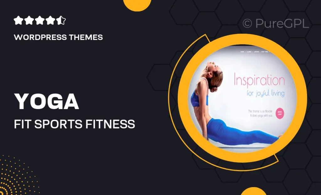 Yoga Fit – Sports, Fitness & Gym WordPress Theme 50 Yoga Fit – Sports, Fitness & Gym WordPress Theme