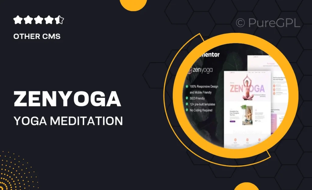 Zenyoga – Yoga & Meditation Elementor Template Kit 55 Zenyoga – Yoga & Meditation Elementor Template Kit