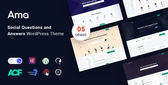 ama wordpress bbpress forum theme with social questions and answers 1