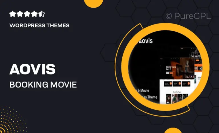 aovis booking movie tickets wordpress theme