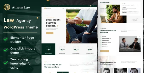 athens law agency wordpress theme 1
