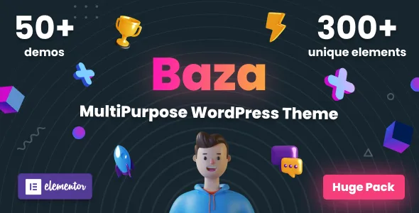 baza creative multipurpose wordpress theme 1