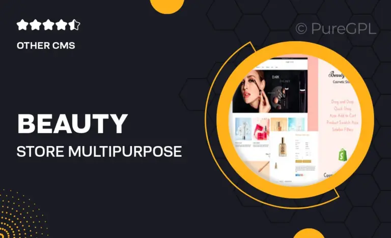 beauty store multipurpose shopify theme