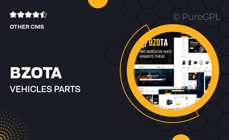 bzota vehicles parts accessories magento 2 theme
