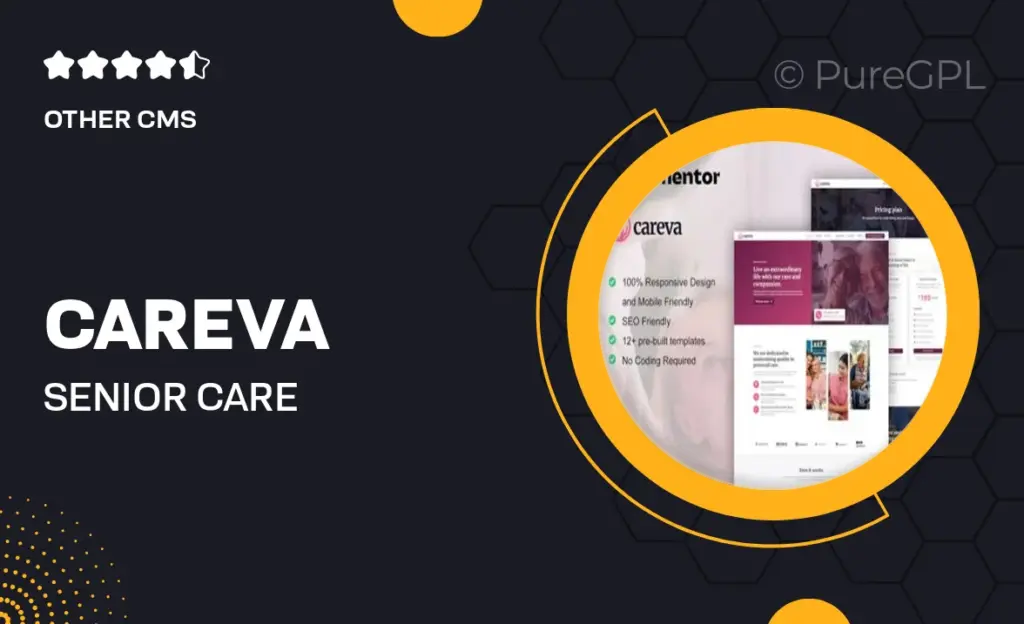Careva – Senior Care Services Elementor Pro Template Kit 24 Careva – Senior Care Services Elementor Pro Template Kit