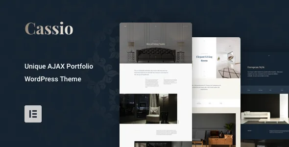 cassio ajax portfolio wordpress theme 1