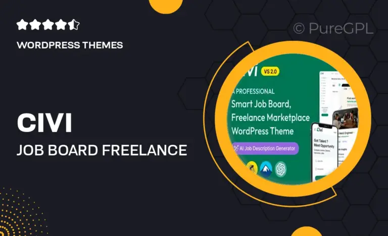 civi job board freelance marketplace wordpress theme