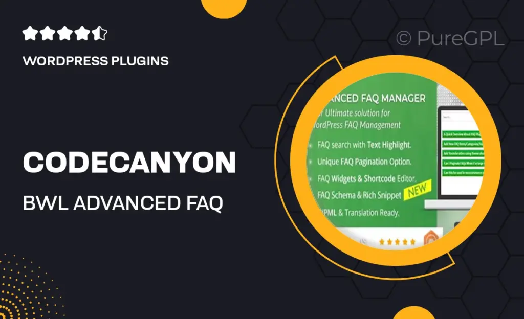 Codecanyon | BWL Advanced FAQ Manager 53 Codecanyon | BWL Advanced FAQ Manager