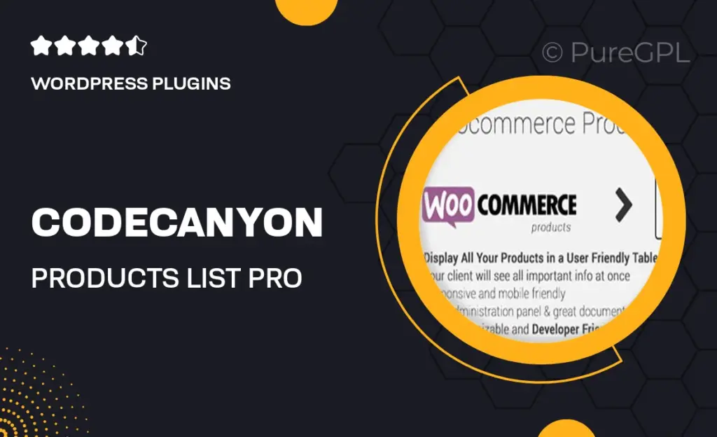 Codecanyon | Products List Pro Woocommerce 38 Codecanyon | Products List Pro Woocommerce