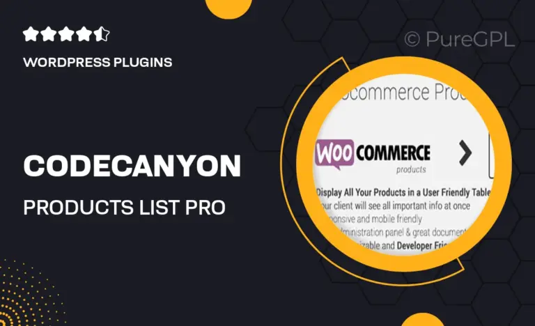 codecanyon products list pro woocommerce