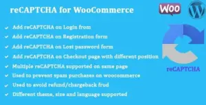 Codecanyon | reCAPTCHA for WooCommerce